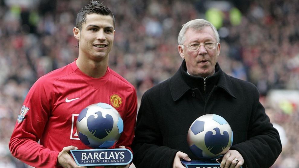 Cristiano y Ferguson, con los premios de &apos;Jugador y Entrenador del...