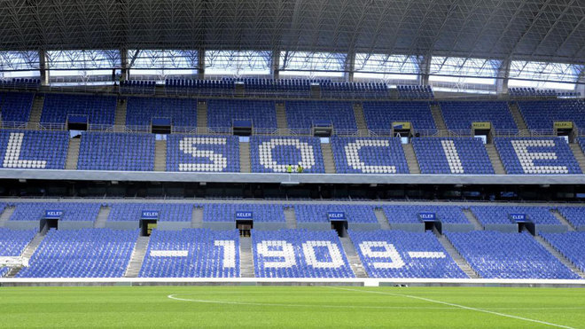 Imagen del estadio de la Real Sociedad.
