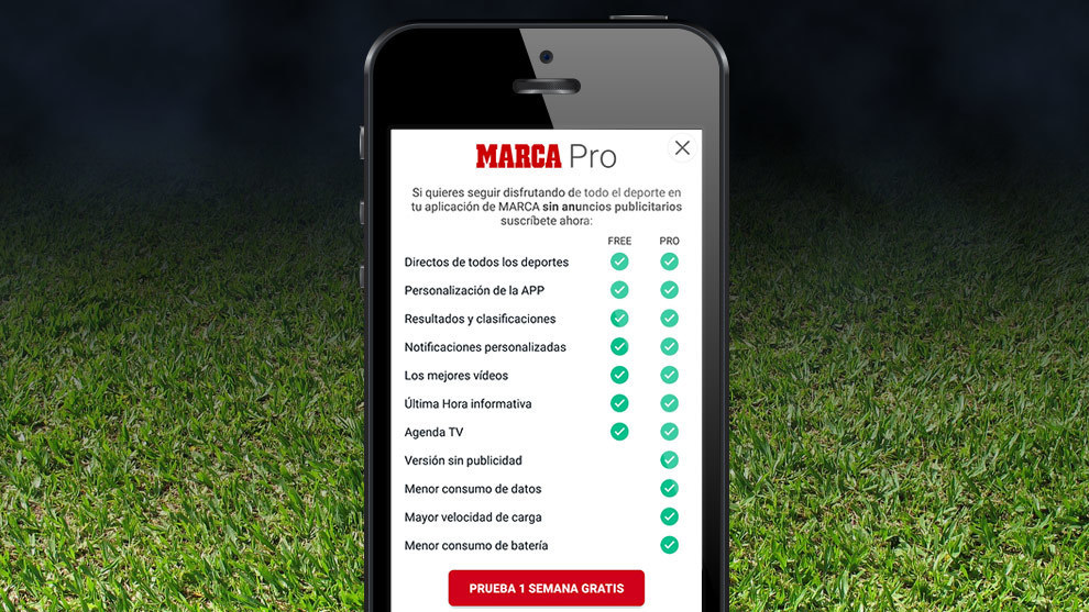 Esencialmente Impresionante Creo que Descárgate la app de MARCA para vivir en directo lo mejor del fútbol y tus  deportes favoritos | Marca