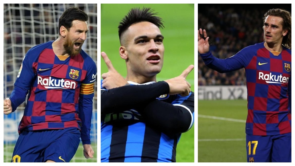 Messi, Lautaro and Griezmann