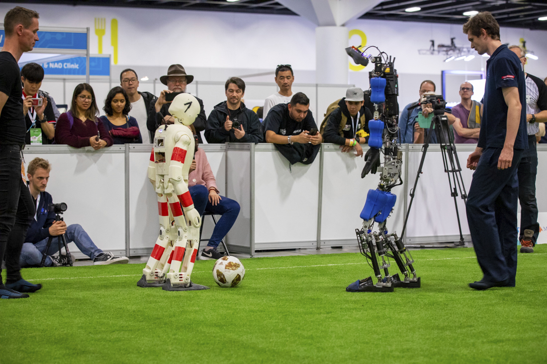 NimbRo-OP2, the RoboCup&apos;s best humanoid, in action.