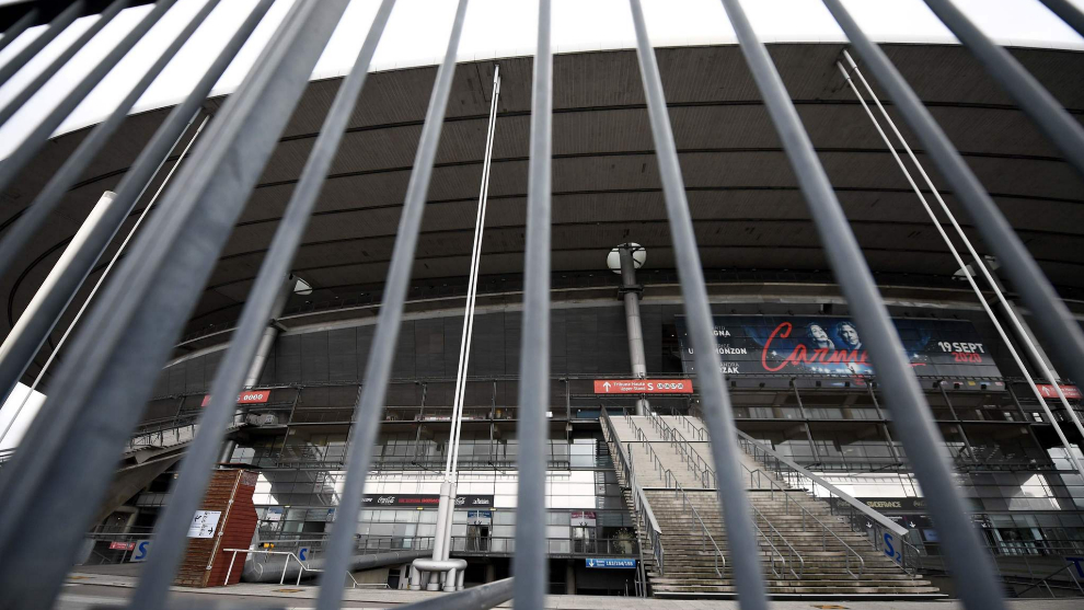 El Stade de France cerrado