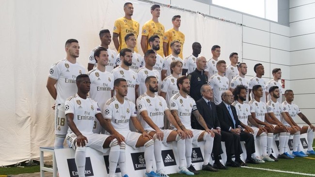 Foto oficial de la plantilla del Real Madrid 2019-2020