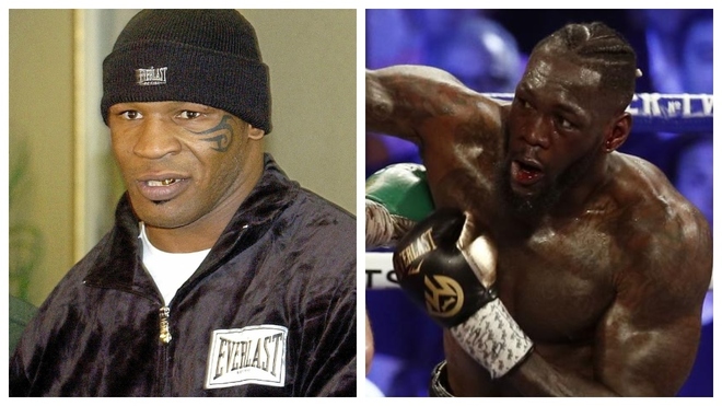 Mike Tyson and Deontay Wilder.