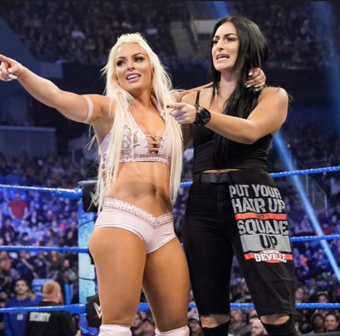 The first openly gay woman in WWE, Sonya Deville, who is dating fellow figh...