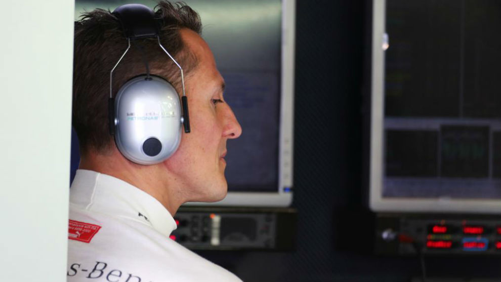 Schumacher, durante el Gran Premio de Japn 2012.