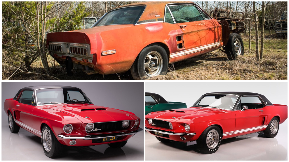 Este <strong><a href="https://www.marca.com/coches-y-motos/coches/ford/2020/04/25/5ea304bd268e3ef85e8b4611.html" target="_blank">Ford Shelby GT500 de 1967</a></strong> desapareció sin dejar rastro a finales de los 60 y desde entonces cientos de admiradores y coleccionistas de Ford Mustang habían intentado localizarlo en vano. <strong>Craig Jackson</strong> y su equipo lo encontraron en 2018. <strong><a href="https://www.marca.com/coches-y-motos/coches/ford/2020/04/25/5ea304bd268e3ef85e8b4611.html" target="_blank">Lea la información completa.</a></strong>