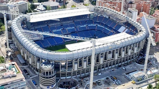 Real Madrid: Work on the Estadio Santiago Bernabeu 50 percent ...