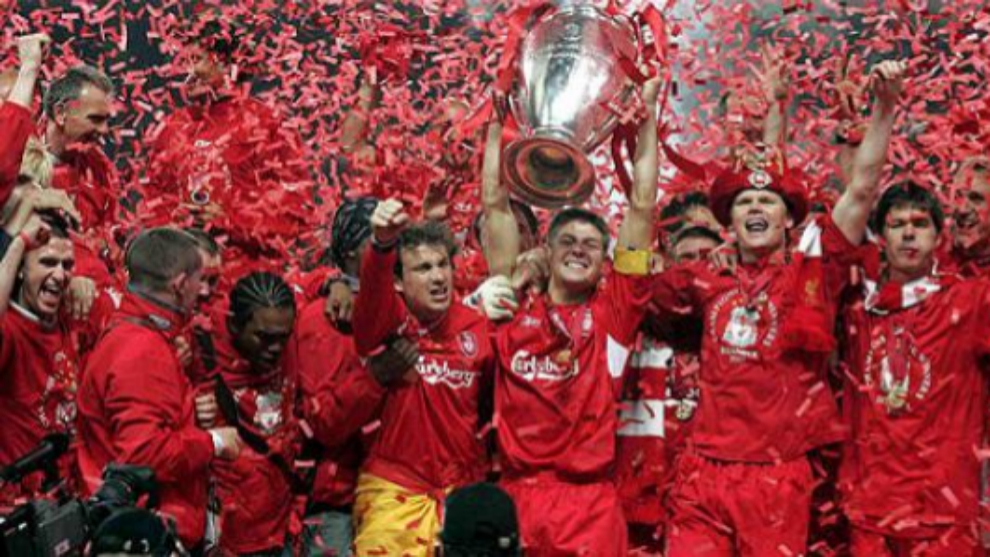 El Liverpool remonta en Estambul y logra una Champions histrica en 2005