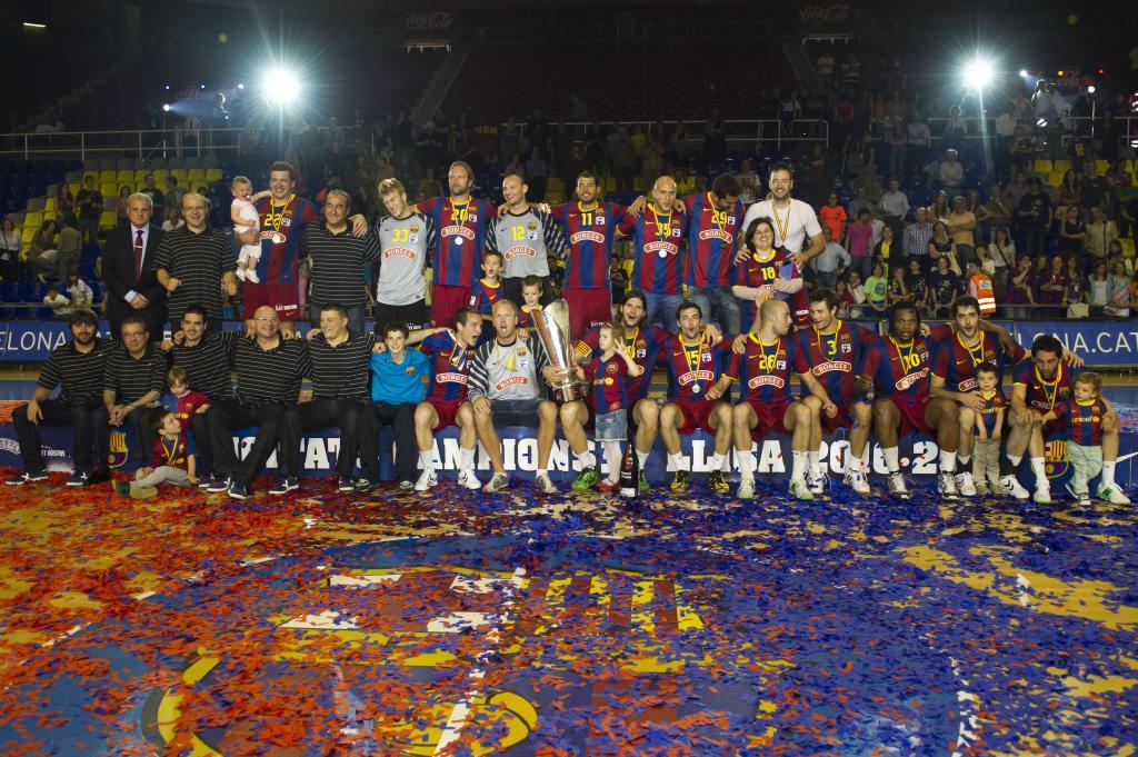 El Barcelona, campen de Liga en la temporada 2010-11.