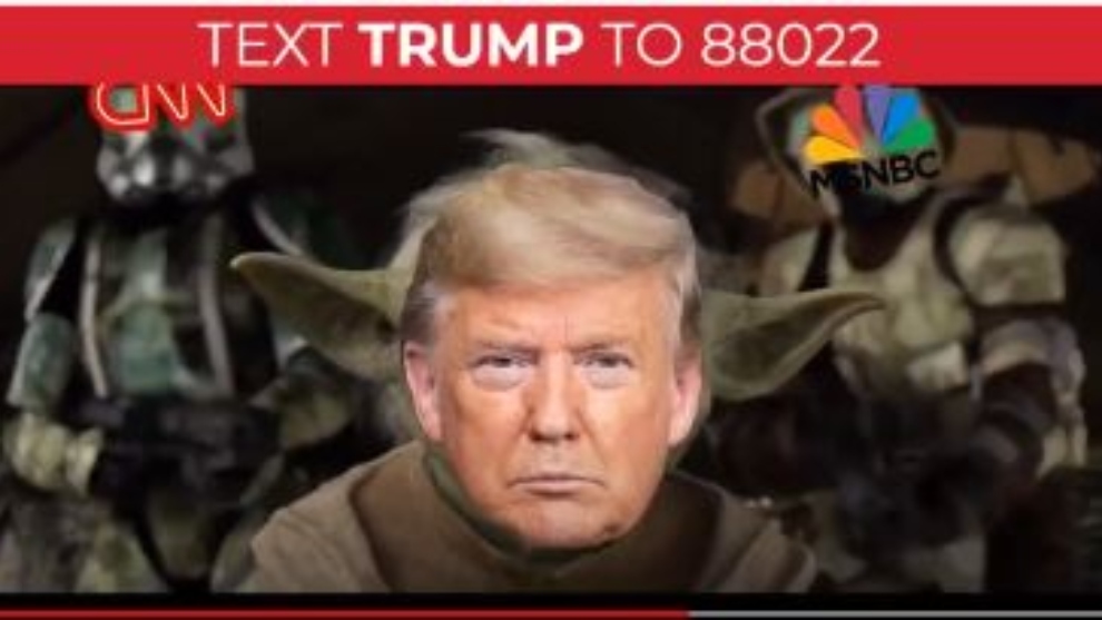 'Yoda' Trump decapita a dos soldados imperiales de la CNN
