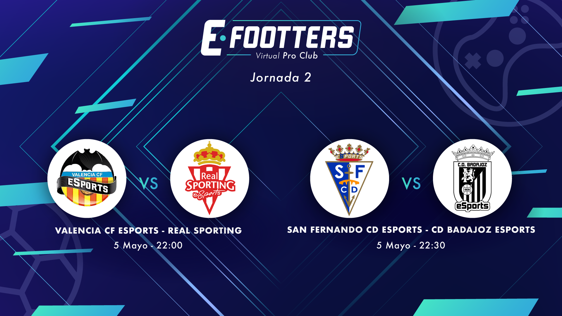 Campeonato Footters: Valencia-Sporting y San Fernando - Badajoz