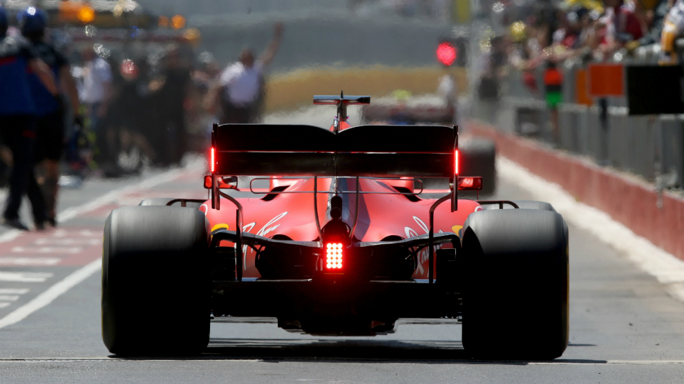Vettel, en el GP de Canad 2019.