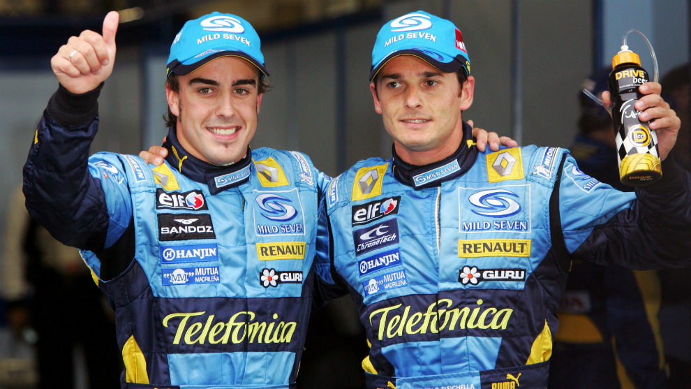 Alonso and Fisichella.