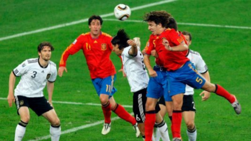 Espaa se mete en la final del Mundial 2010 con un cabezazo de Puyol