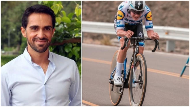 compañero Economía Enfriarse Ciclismo: Contador: "No he visto en mi vida un talento como Evenepoel, hace  cosas increíbles" | Marca.com
