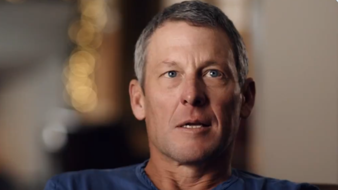 Armstrong en una imagen del trailer del documental de ESPN.