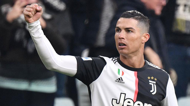 Cristiano celebra un gol con la Juventus.