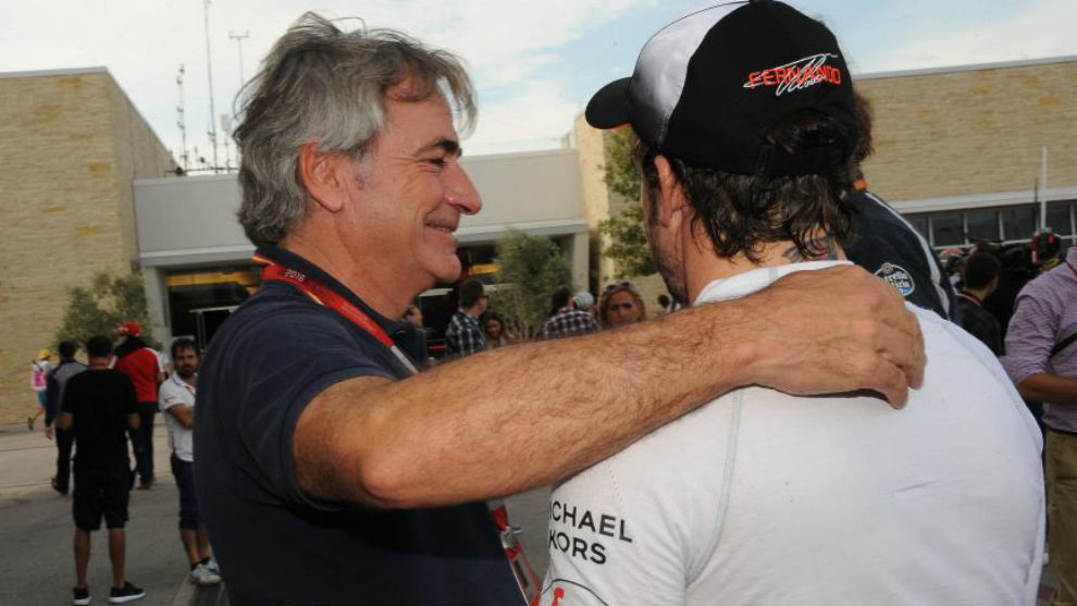 Sainz: "Me gustara ver Alonso en pista, pero l sabe mejor que nadie qu hacer"