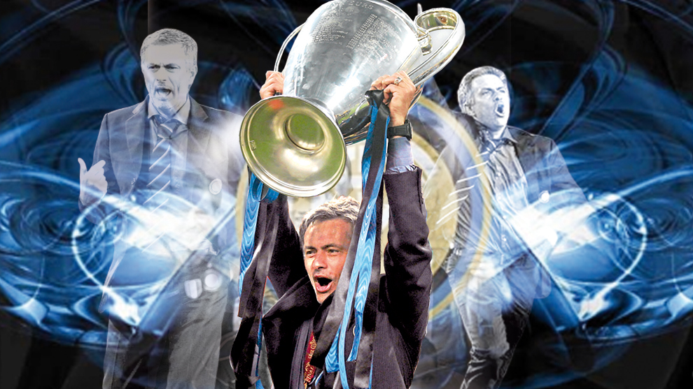 Jos Mourinho conquista la Champions ganada con el Inter en el...