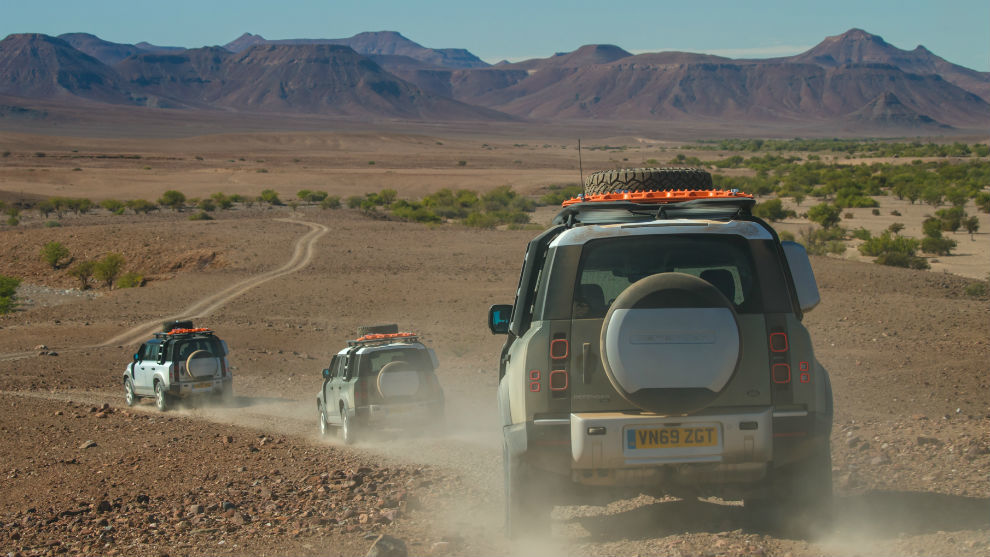 Land RoverAsí fue la expedición por Namibia con el Land Rover Defender ...