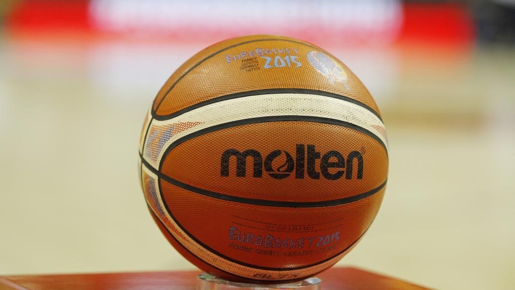 Un baln durante el Eurobasket de 2015.