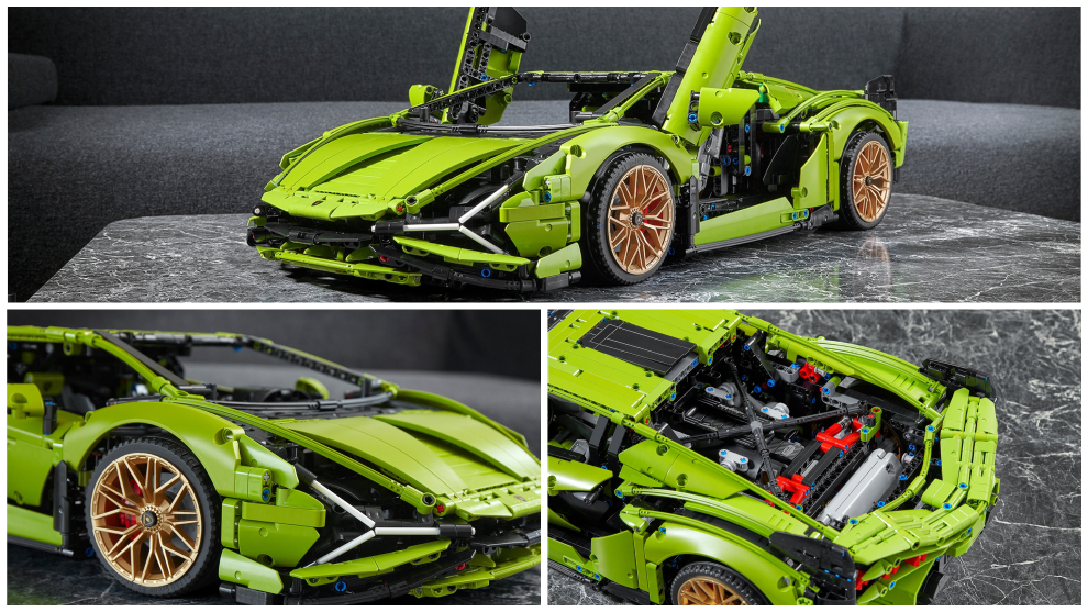 ¡A este increíble Lamborghini de Lego no le falta de nada!