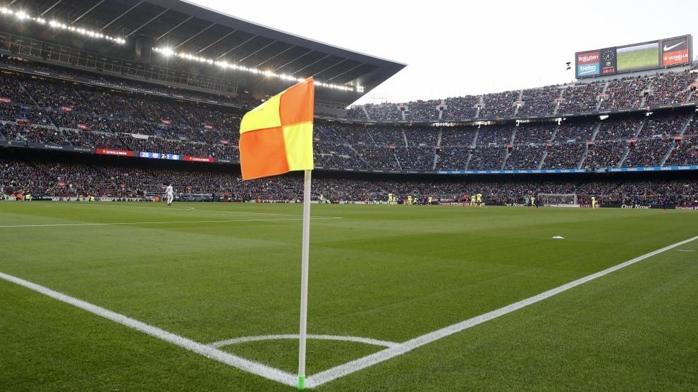 Barcelona prepare solidarity mosaic for match against Atletico Madrid