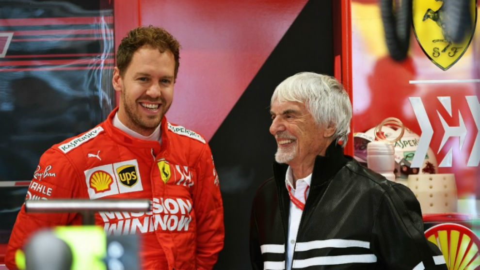 Ecclestone: "Creo que a Vettel le encantara ir a Mercedes"