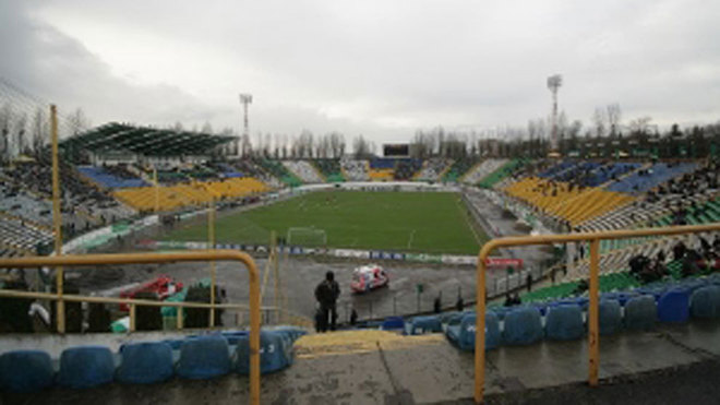 Estadio del Karpaty Lviv.