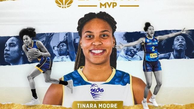 La pvot Tinara Moore, MVP de la Liga Femenina Endesa
