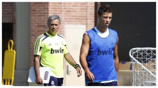 Mourinho y Cristiano, en una pretemporada en Los ngeles.