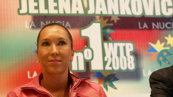 Jelena Jankovic posa para MARCA en 2008, ao en el que alcanz el...