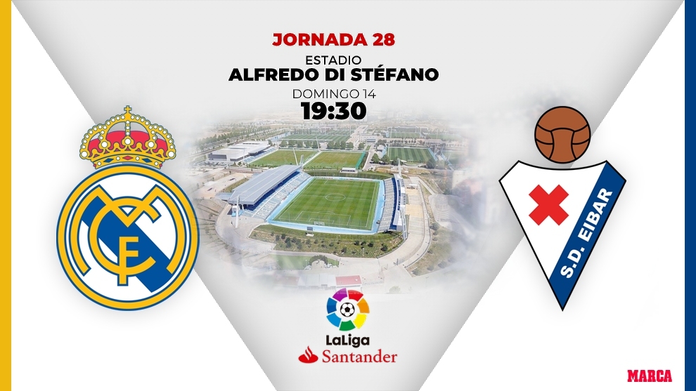 Real Madrid vs Eibar: horario y donde ver por television hoy el...