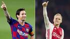 Messi y Van de Beek son algunos de los nombres del da en el mercado...