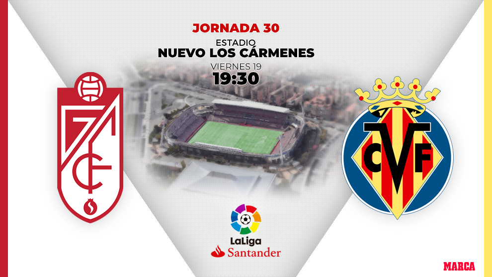 Hora, canal y dnde ver hoy en TV el Granada vs Villarreal.