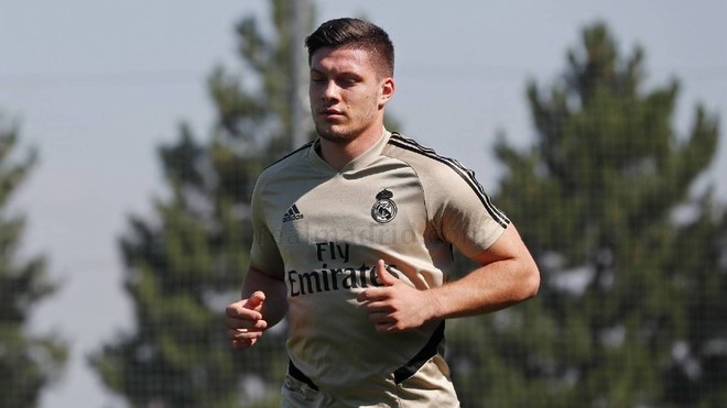 Jovic returns to Real Madrid training