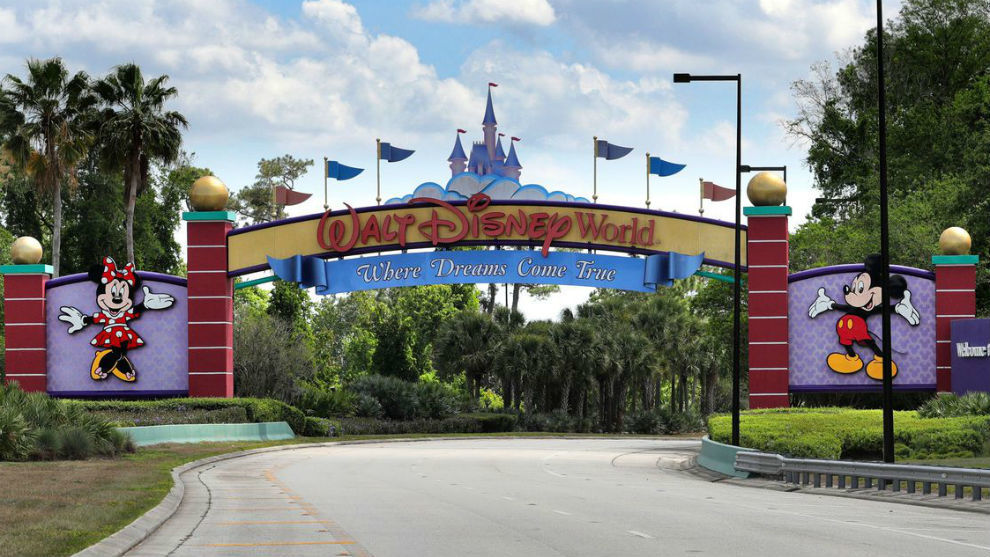 La entrada al Complejo Disney en Orlando