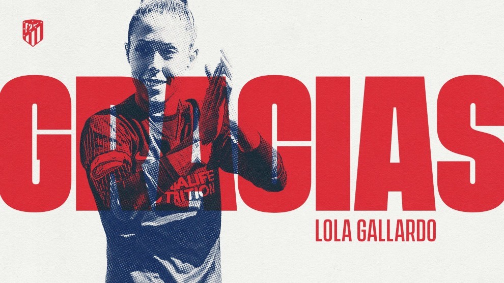 Lola Gallardo, jugadora del Atltico de Madrid.