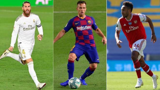 Thursday's transfer round-up: Juventus' offer to Arthur, Ramos' contract, Ndombele to Barcelona