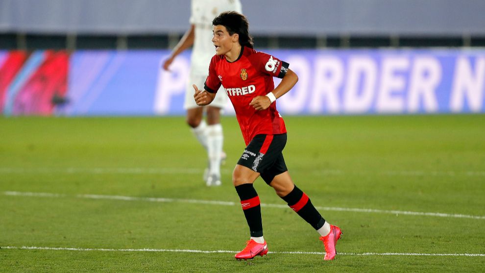 El joven Luka Romero, 15 aos, debut con el Mallorca frente al Real...