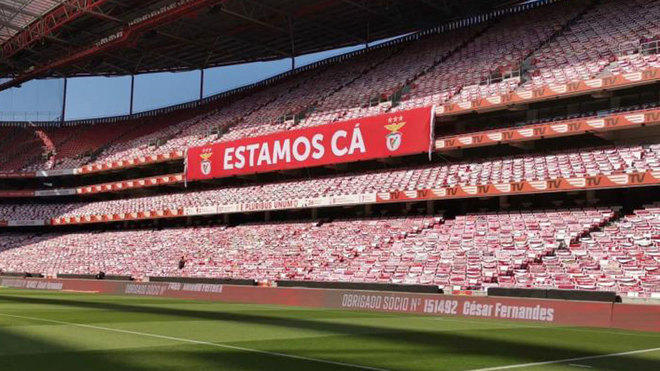 Estadio da Luz, una de las sedes de la fase final de la Champions.