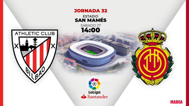 Athletic - Mallorca: Horario y dnde ver por TV el partido de la jornada 32 de Primera