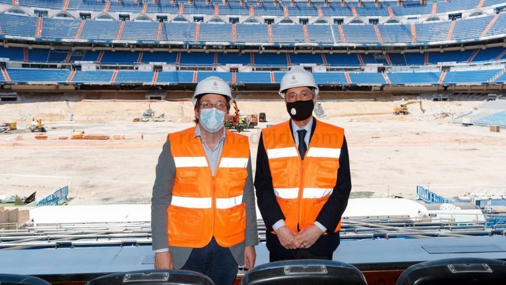 Bernabeu works: Retractable pitch will have to wait until next summer
