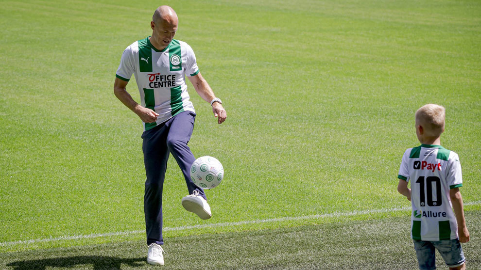 Robben, sobre su vuelta al ftbol: "Lo hago por amor al Groningen"