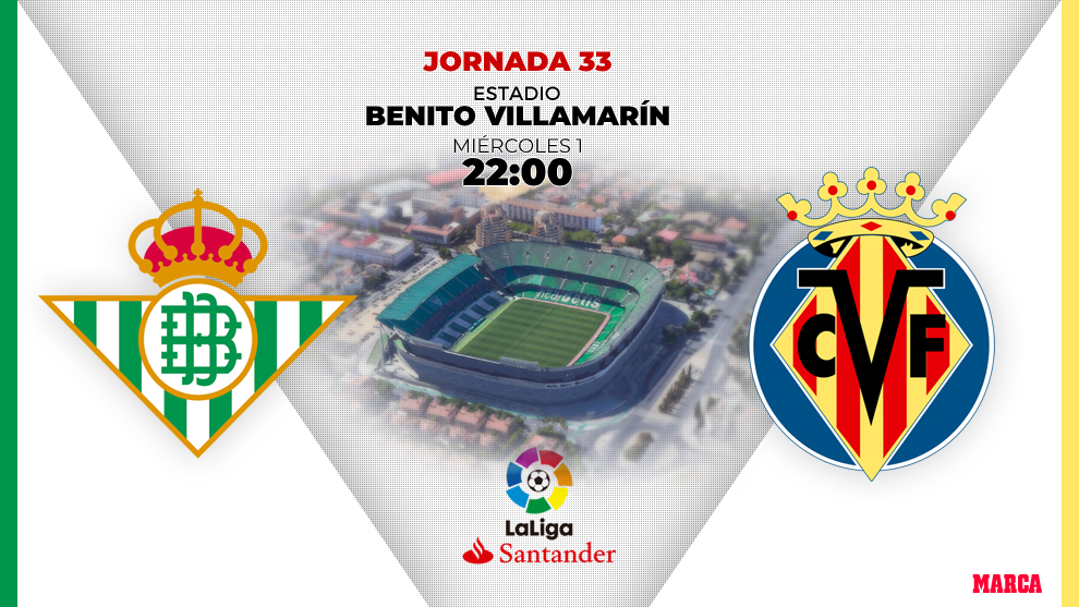 Betis - Villarreal | 1 de julio a las 22.00 horas