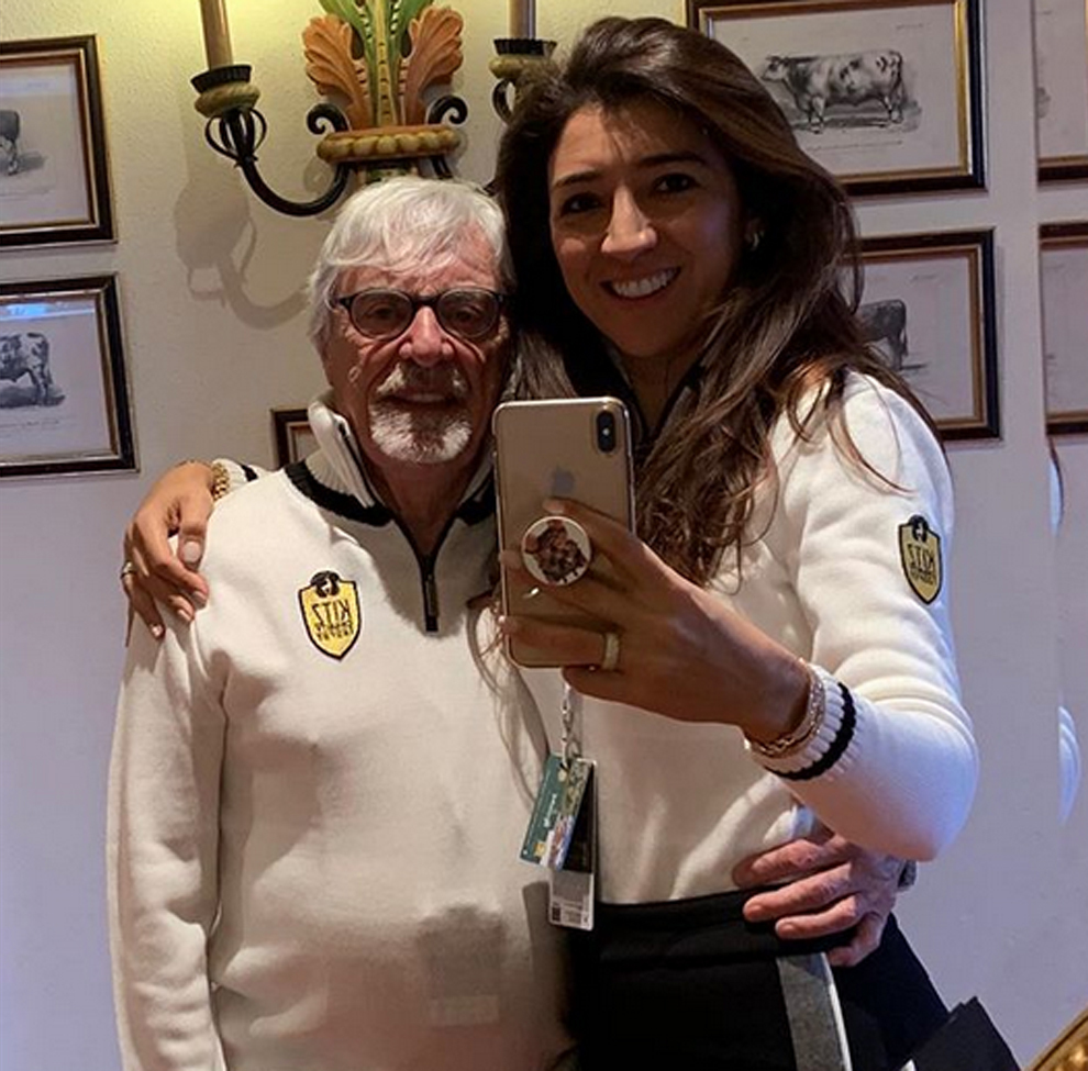 Bernie Ecclestone (89 aos) y Fabiana Flosi (44 aos)