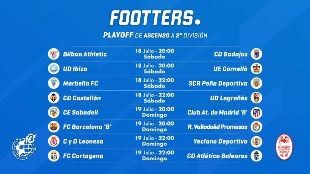 Equipo de juegos Privación antena Ya se conocen los horarios de playoffs de ascenso a Segunda | Marca.com