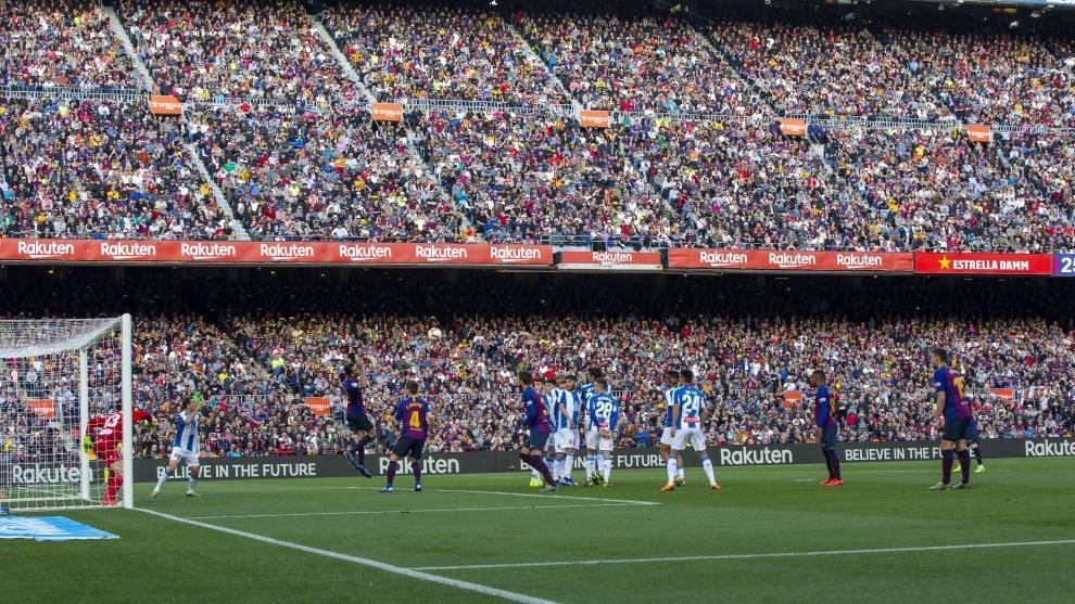Catalan derbies are usually tense at the Camp Nou.