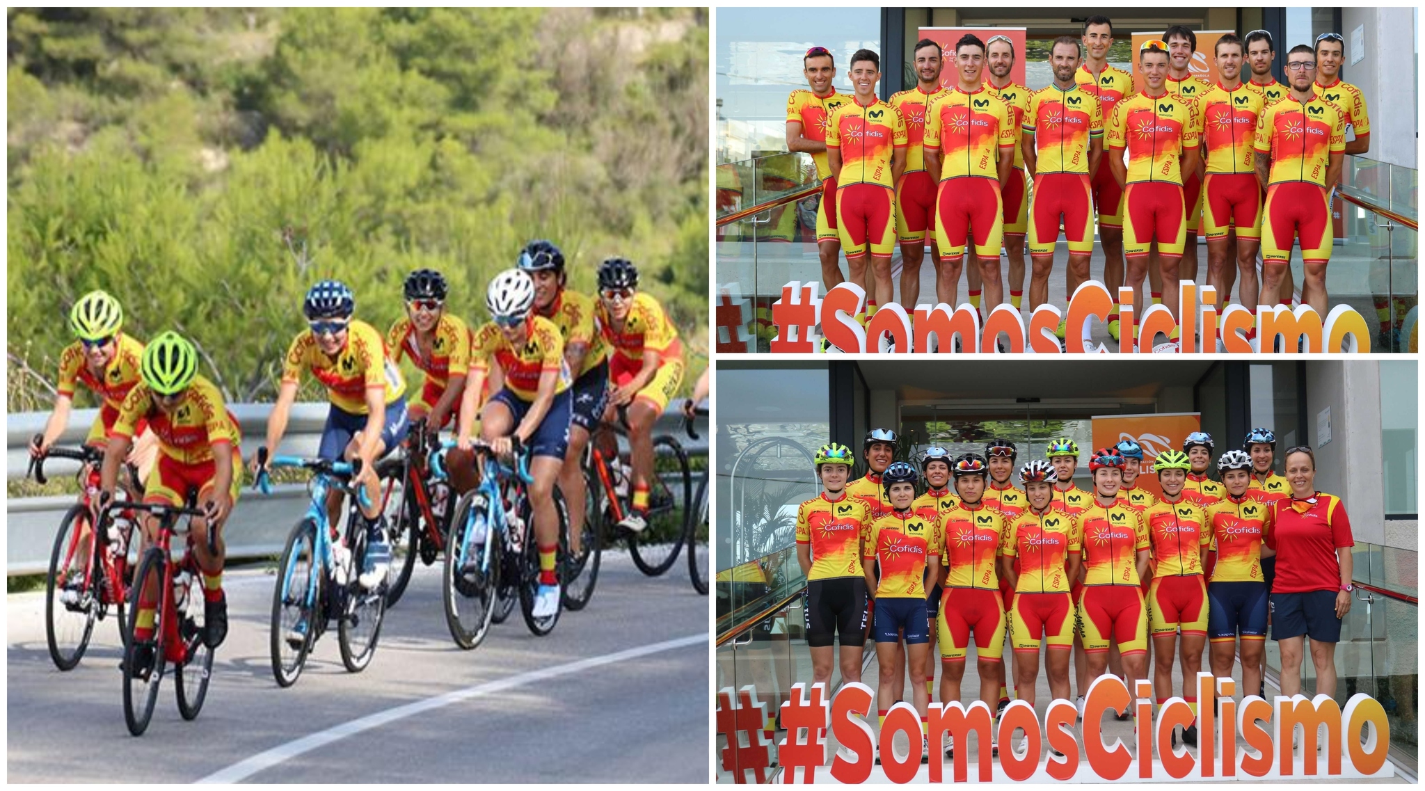 Ciclismo: Concluye con gran éxito la concentración de la Selección Española  de Ciclismo en Altea 